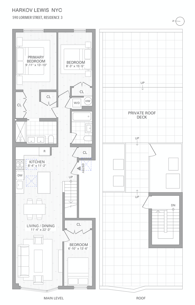 Floorplan for 590 Lorimer Street