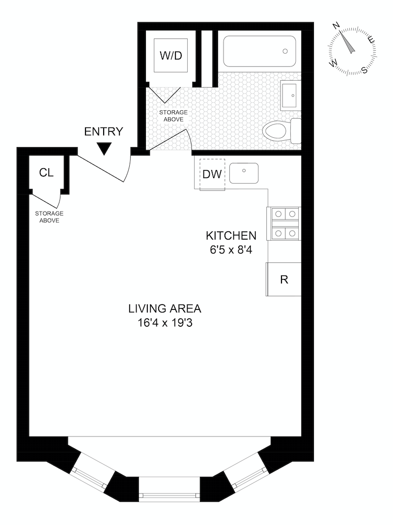 Floorplan for 523 West 162nd Street, 2