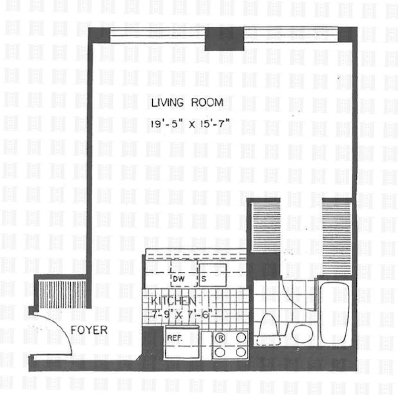 Floorplan for 236 East 47th Street, 32A