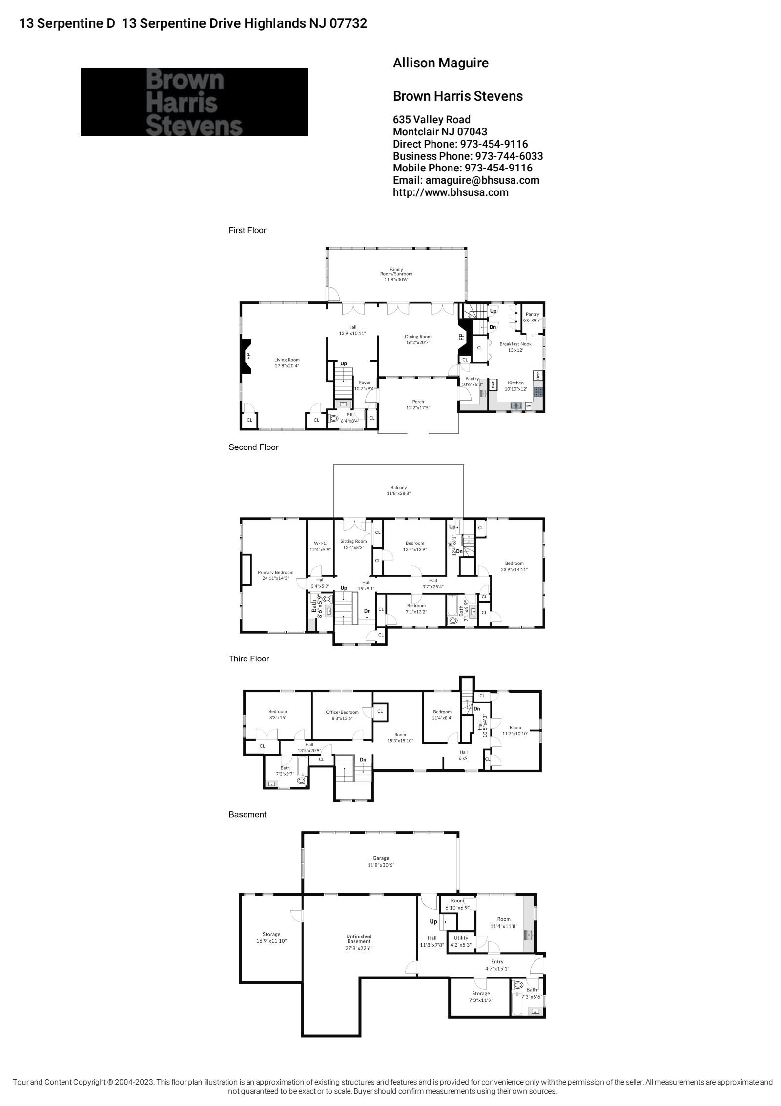 Floorplan for 13 Serpentine Drive