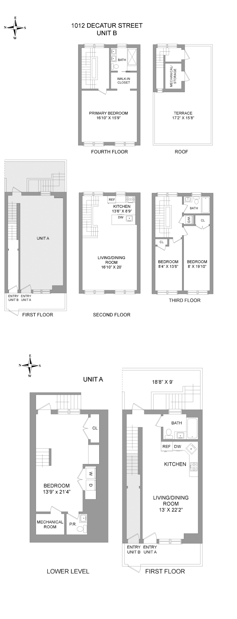 Floorplan for 1012 Decatur Street