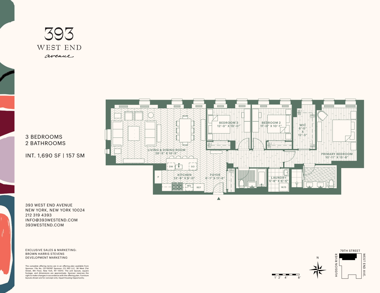 Floorplan for 393 West End Avenue, 4A