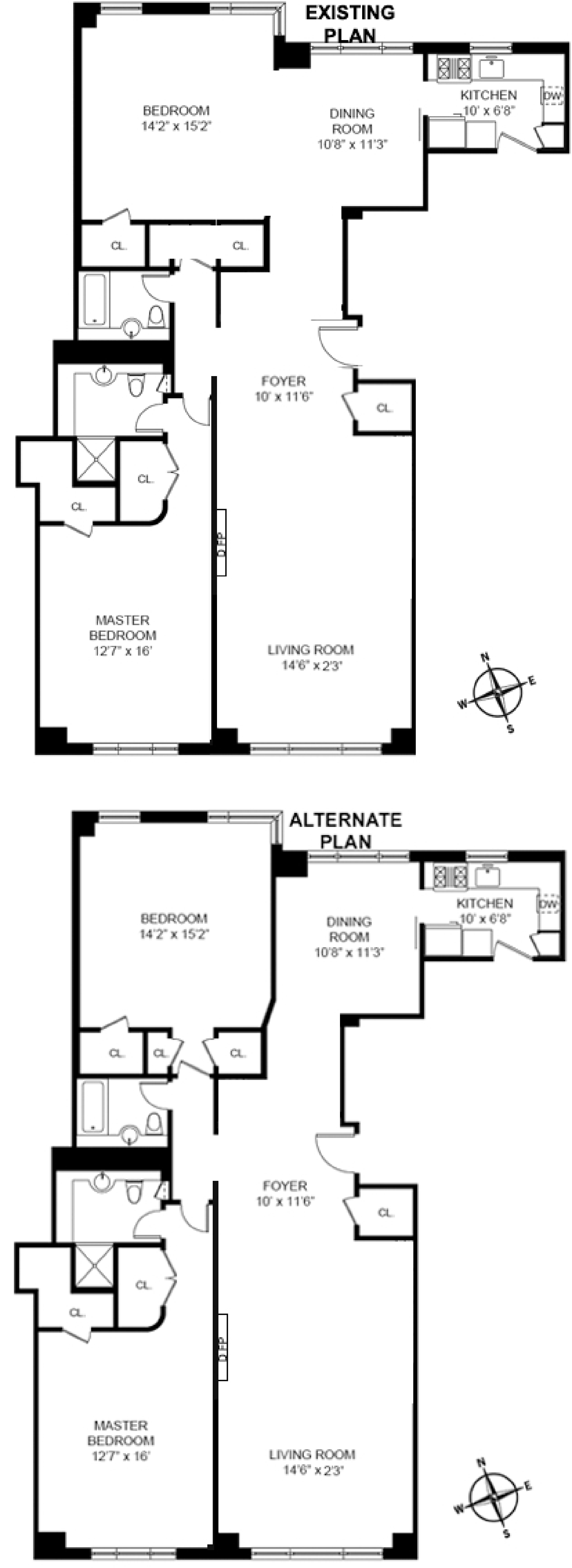 Floorplan for 870 Fifth Avenue, 8F
