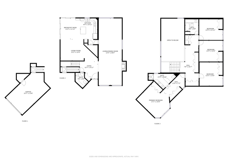 Floorplan for 4615 Delafield Avenue