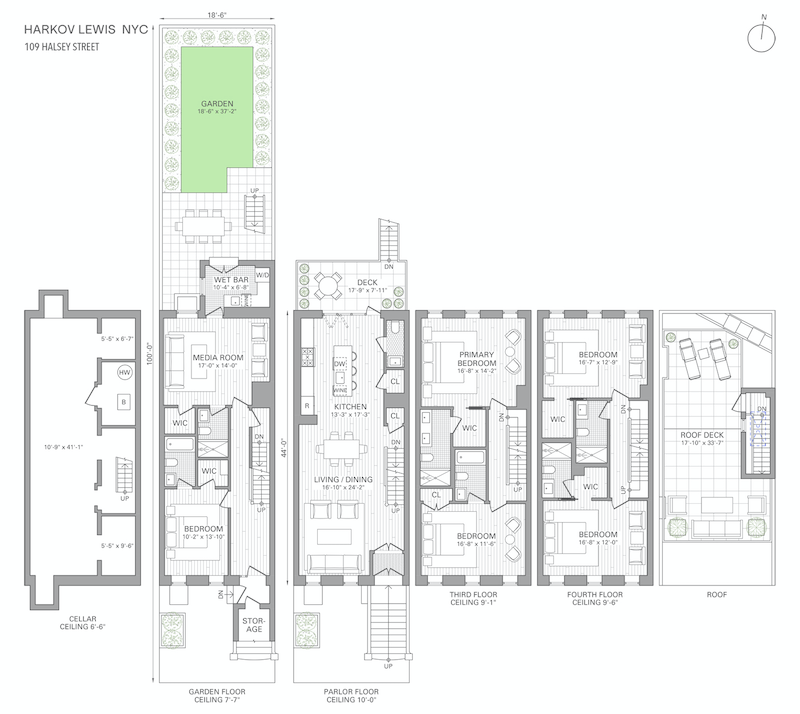 Floorplan for 109 Halsey Street