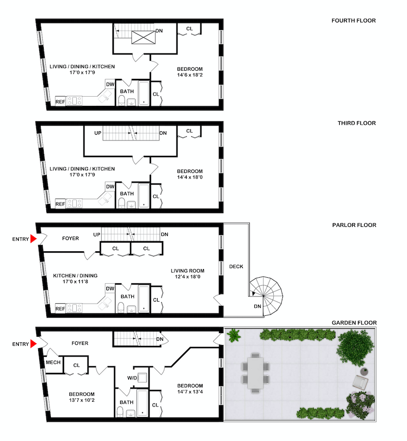 Floorplan for 208 Edgecombe Avenue