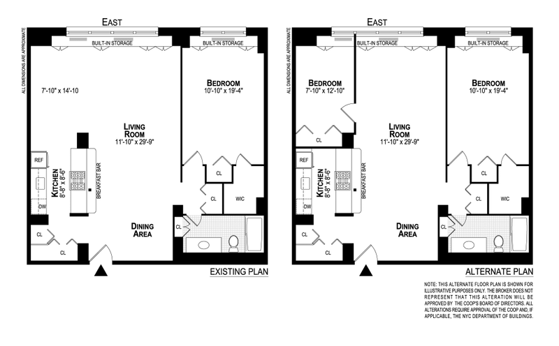 Floorplan for 245 East 25th Street, 15C