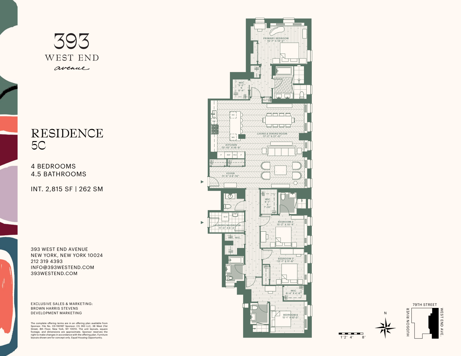 Floorplan for 393 West End Avenue, 5C