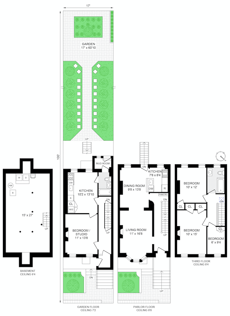 Floorplan for 276A 14th Street