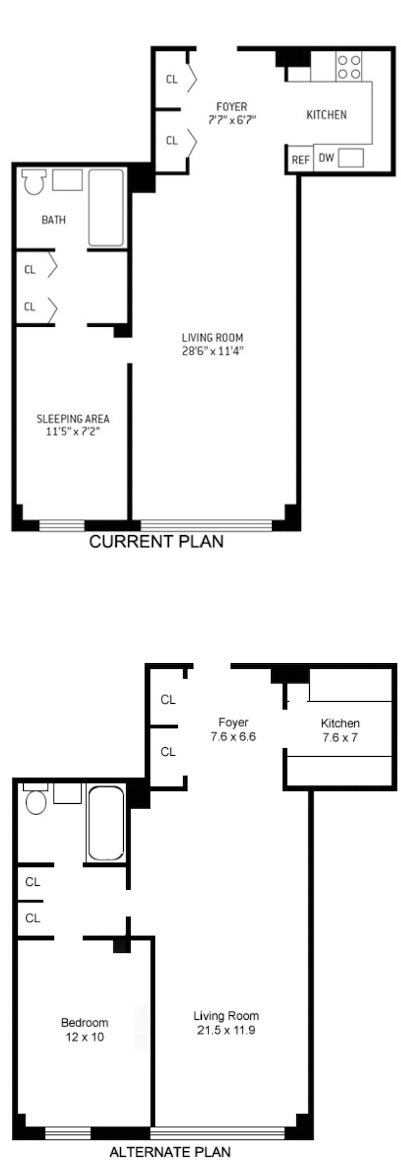 Floorplan for 445 East 86th Street, 3J