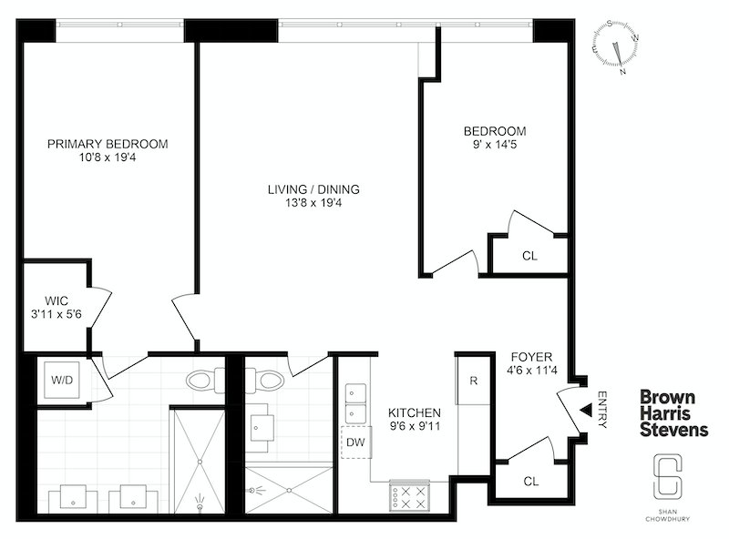 Floorplan for 5-43 48th Ave, 2B