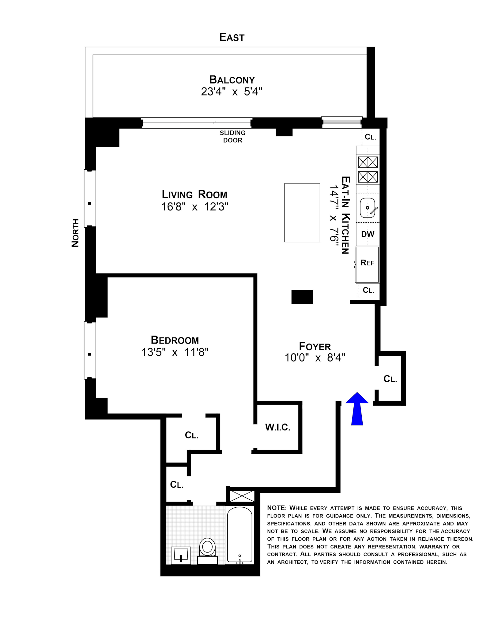 Floorplan for 387 Grand Street, K2002