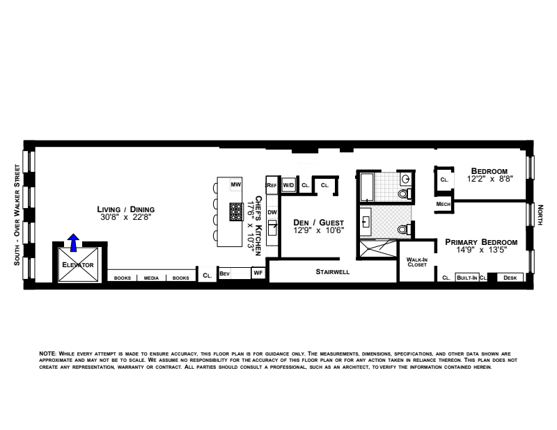 Floorplan for 44 Walker Street
