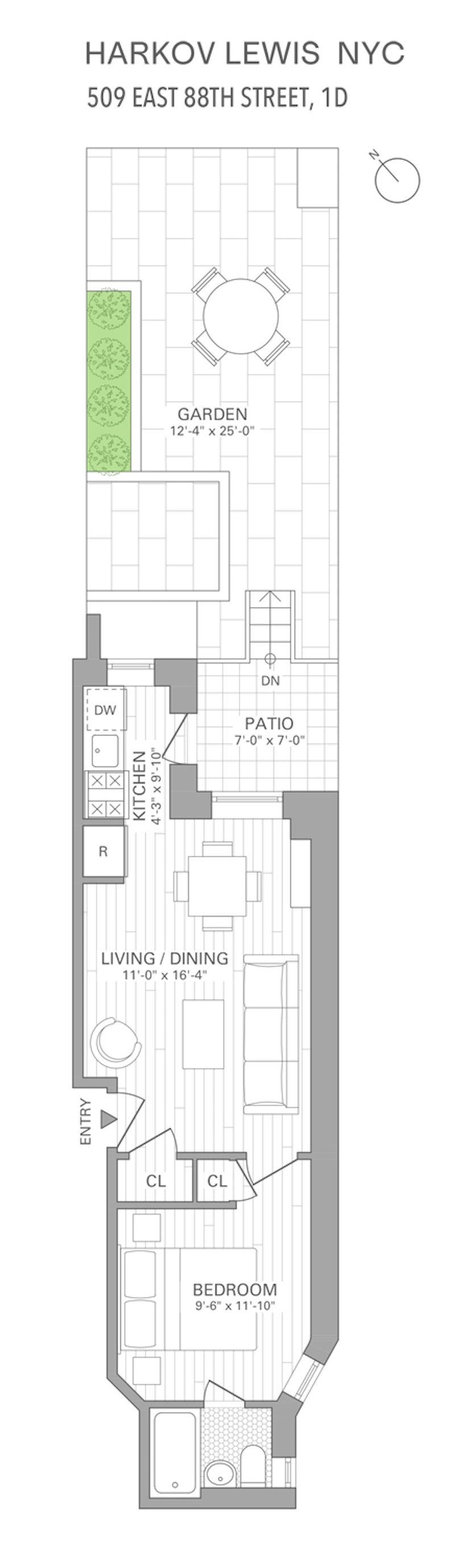 Floorplan for 509 East 88th Street