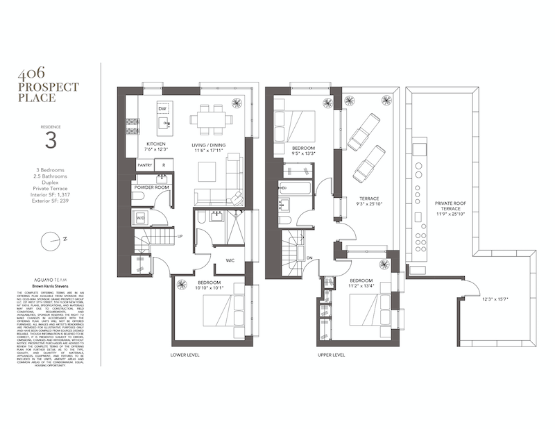 Floorplan for 406 Prospect Place, 3