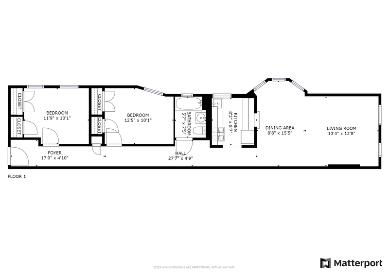 Floorplan for 133 West 140th Street, 65