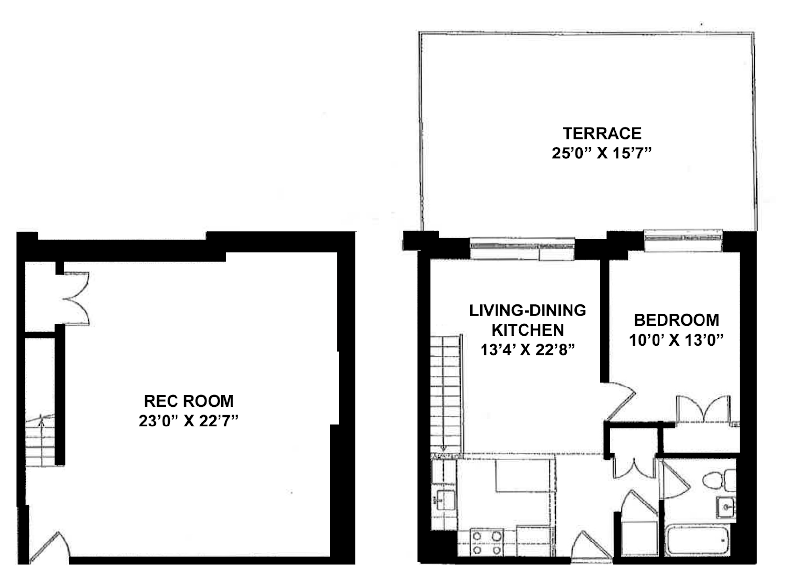 Floorplan for 29 West 138th Street, 1B
