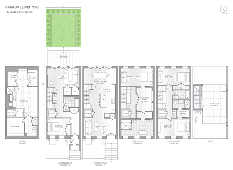 Floorplan for 142 Saint Marks Avenue