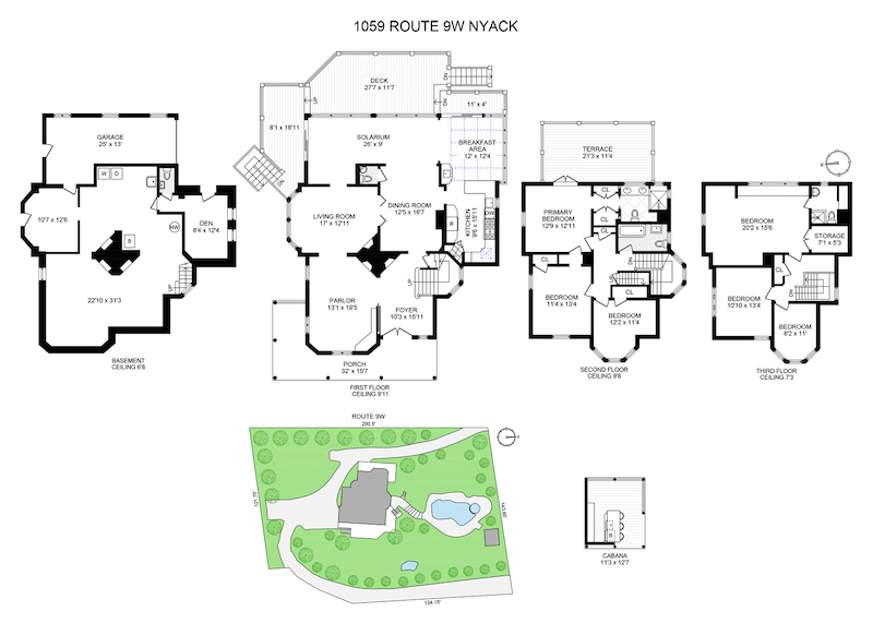Floorplan for 1059 Route 9W South