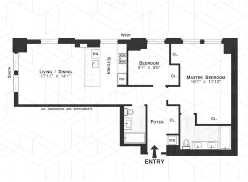 Floorplan for 85 Adams Street, 6A