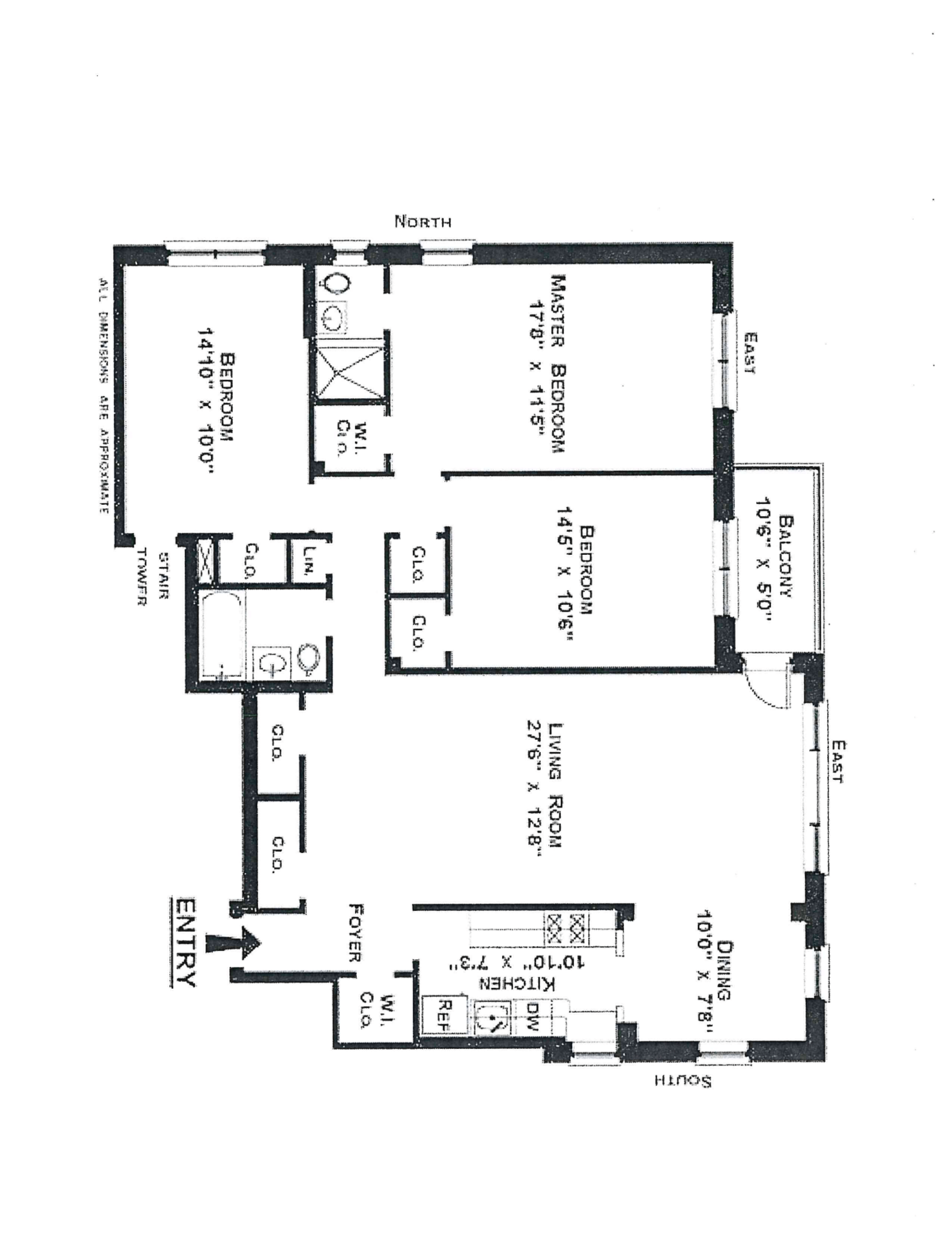 Floorplan for 3850 Hudson Manor Terrace, 6CW