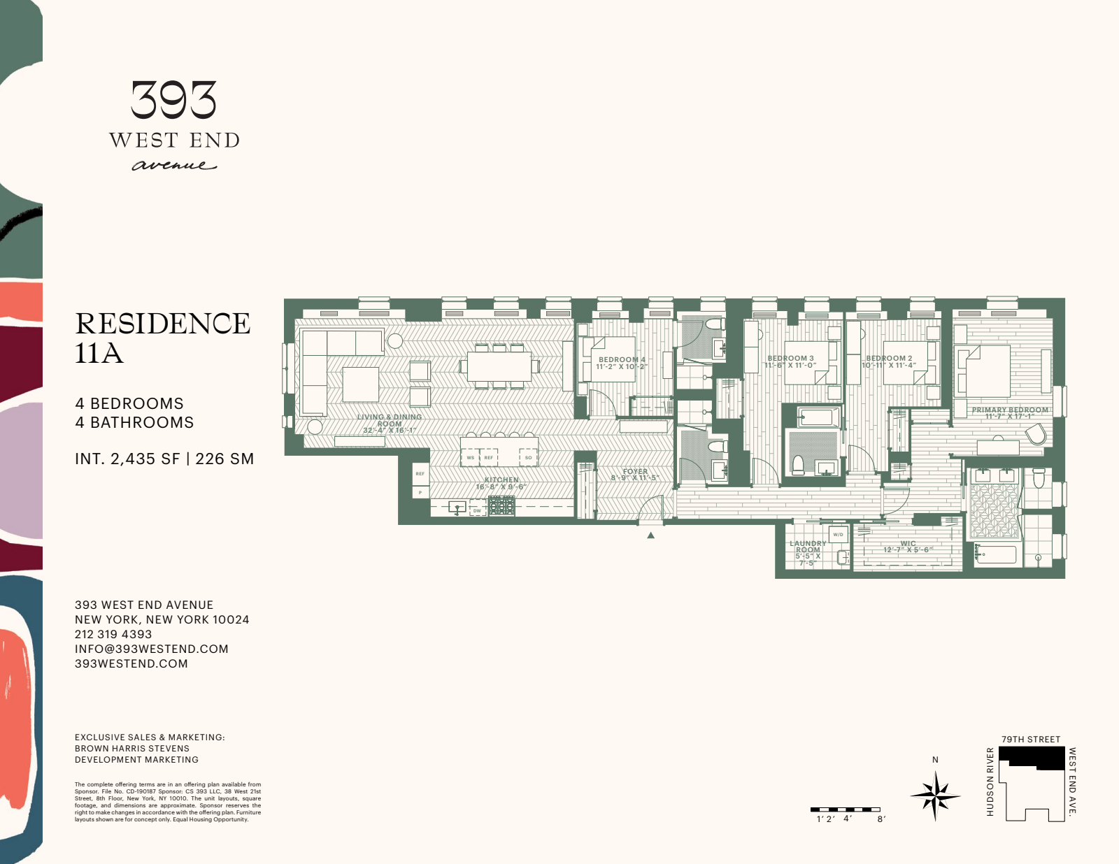 Floorplan for 393 West End Avenue, 11A