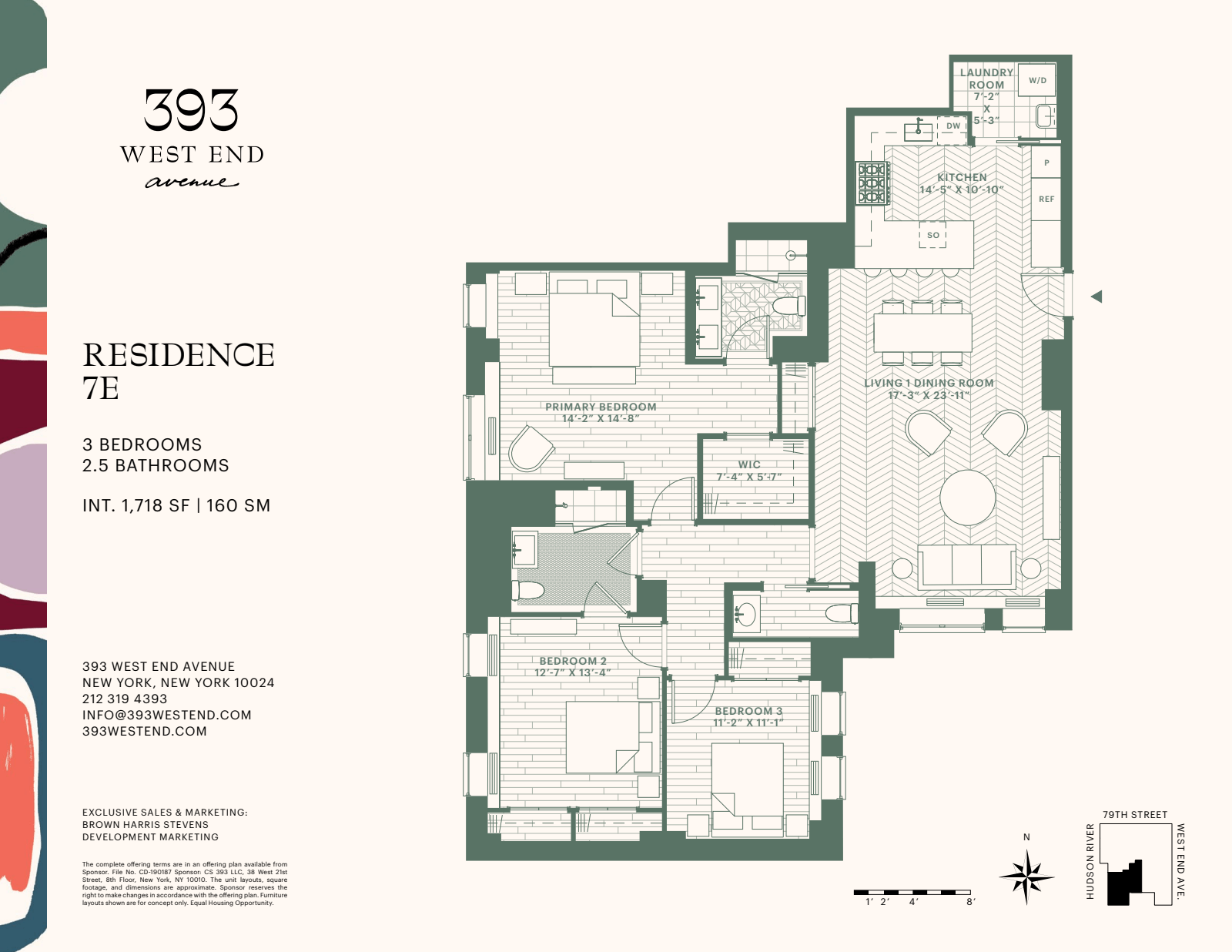 Floorplan for 393 West End Avenue, 7E