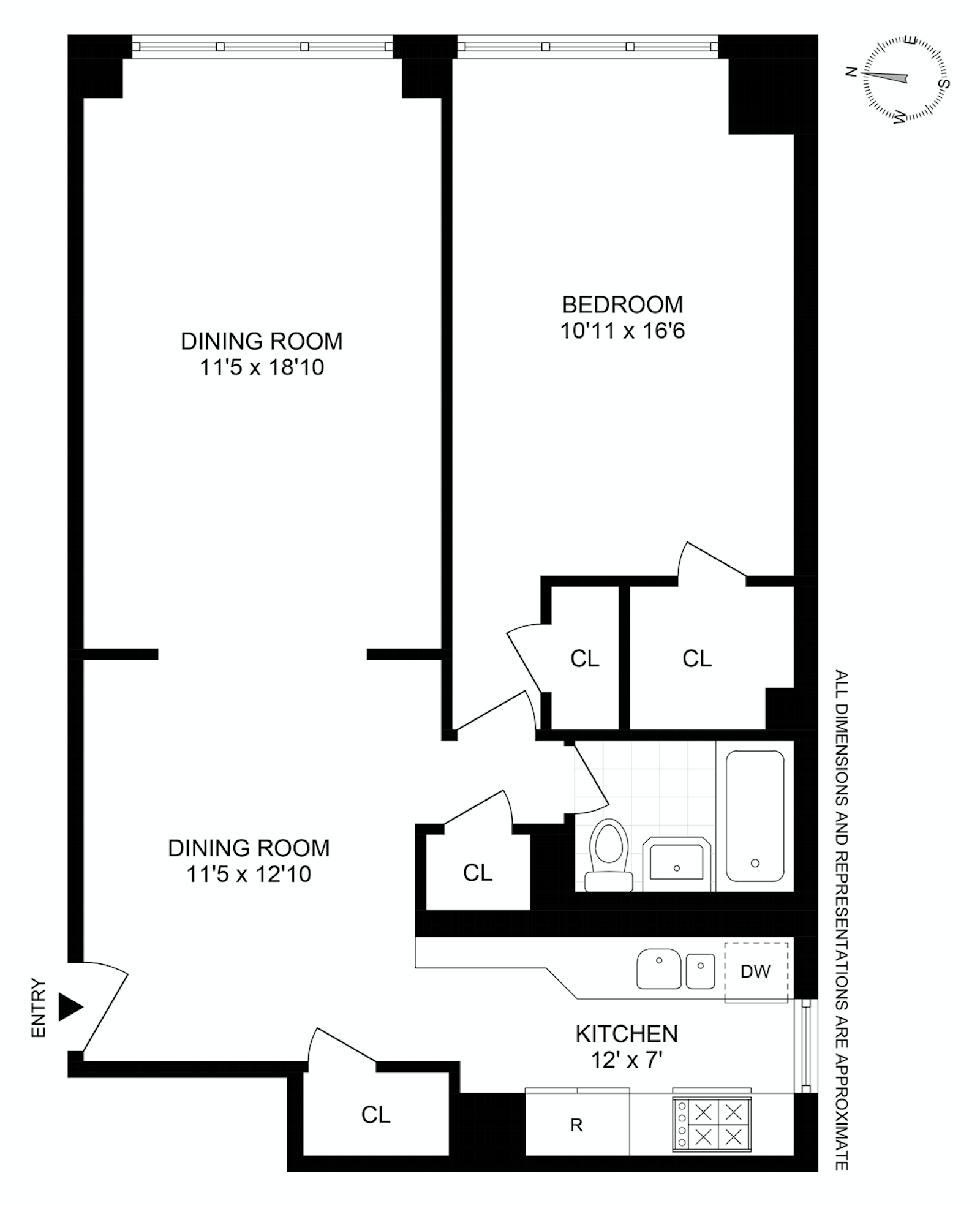 Floorplan for 1401 Ocean Avenue, 8