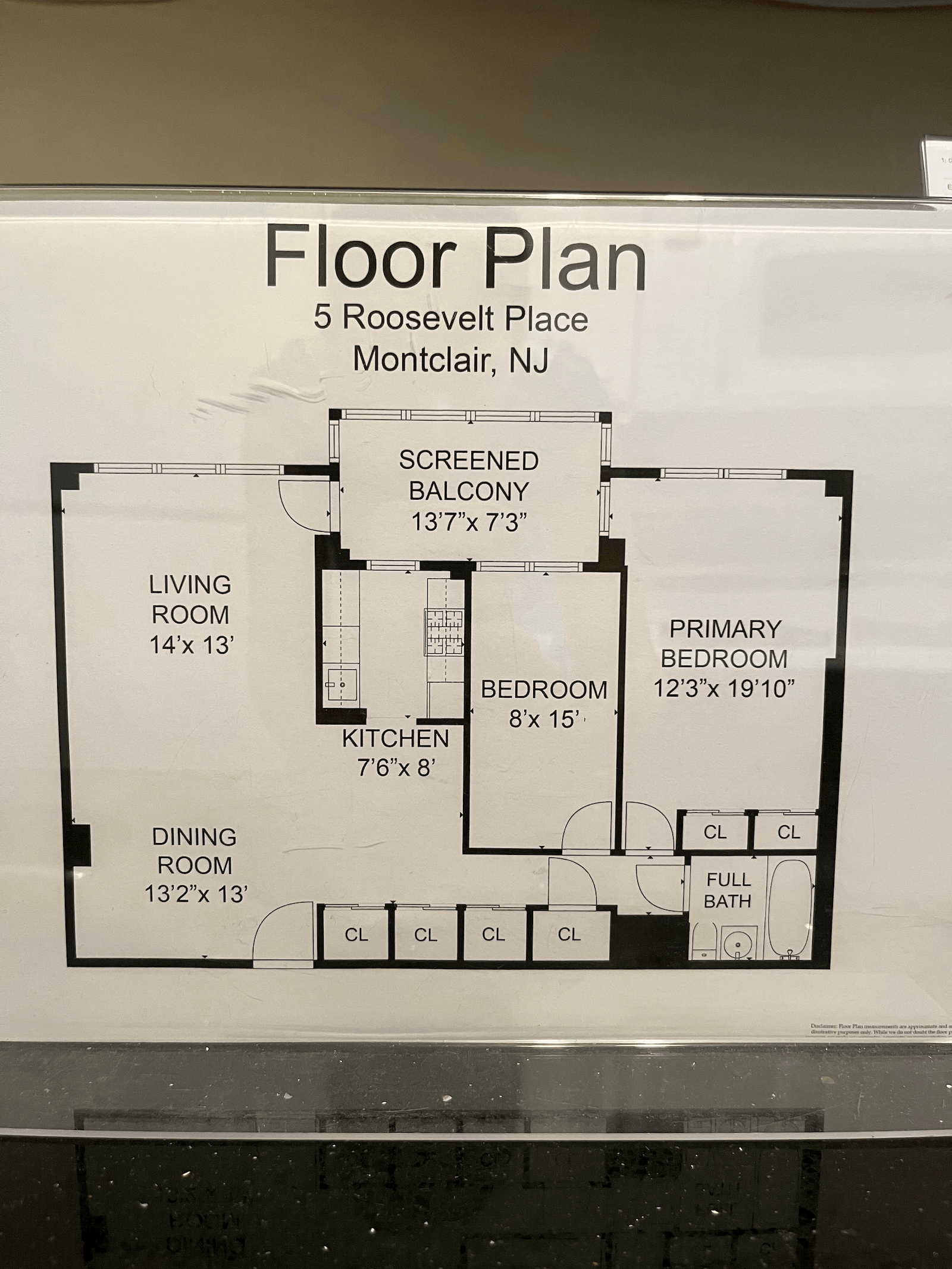 Floorplan for 5 Roosevelt Place, 5S