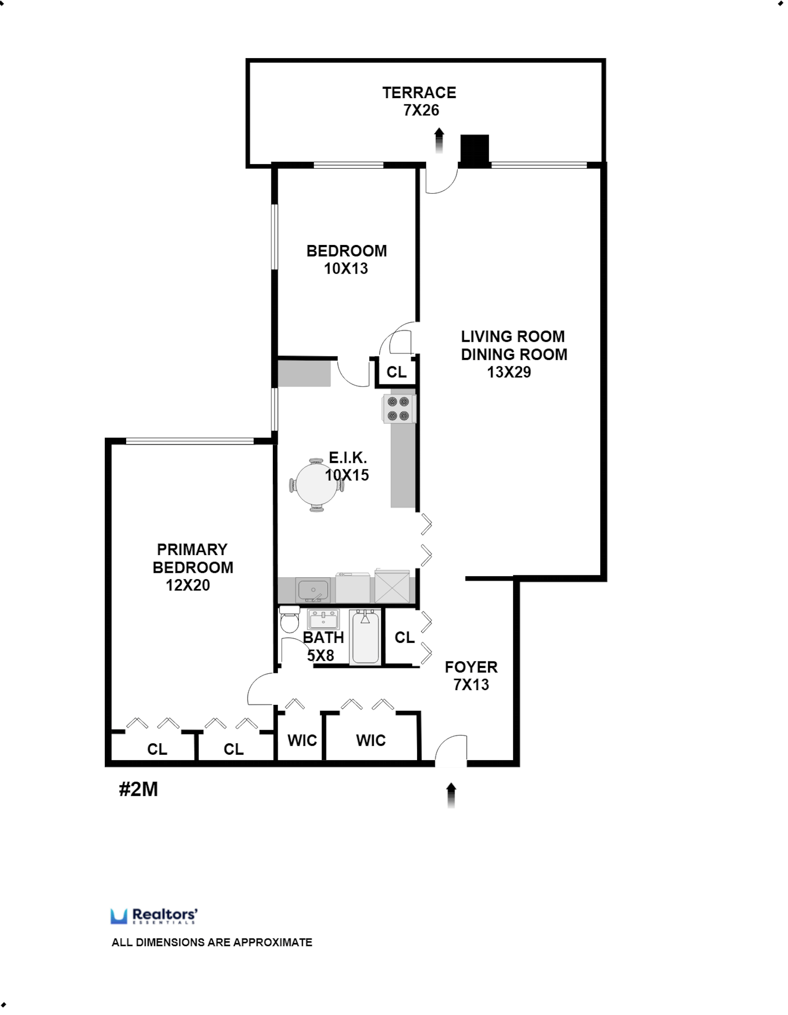 Floorplan for 70-20 108th Street, 2M
