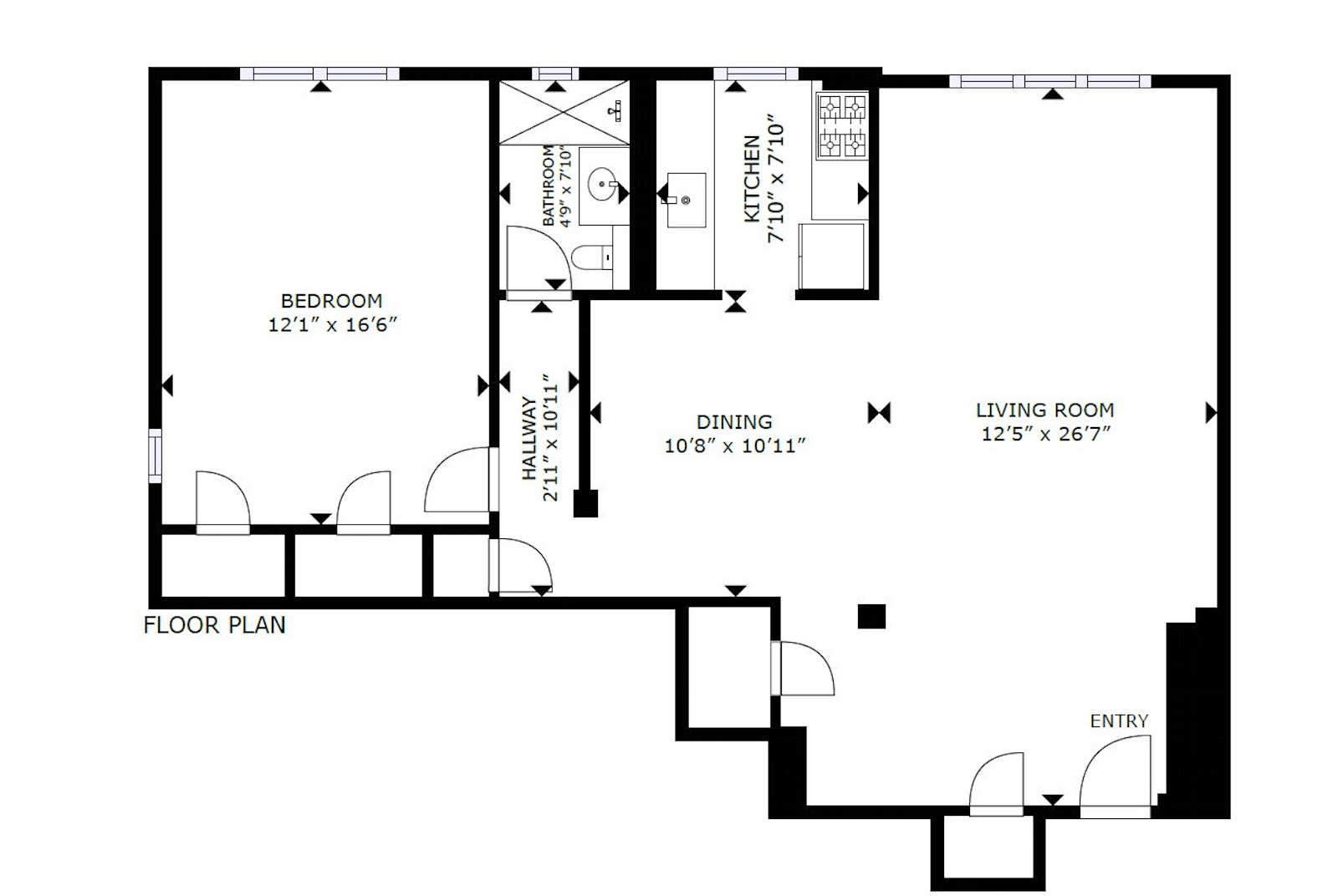 Floorplan for 6300 Riverdale Ave, 6C