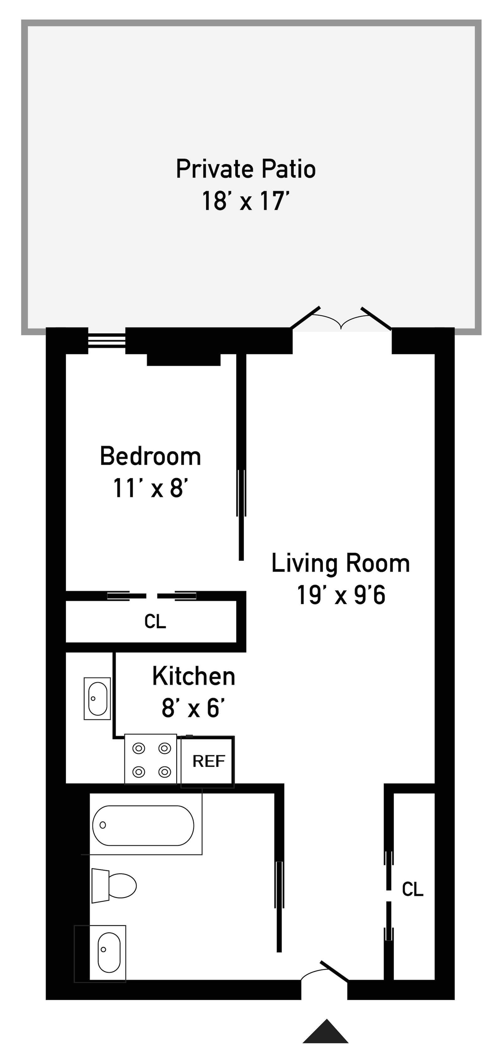 Floorplan for 1 Irving Place, V7K