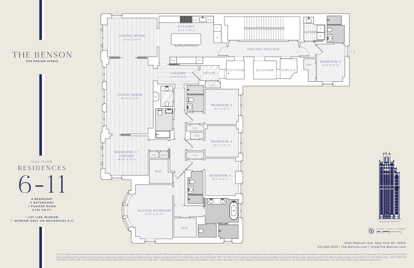 Floorplan for 1045 Madison Avenue, 11