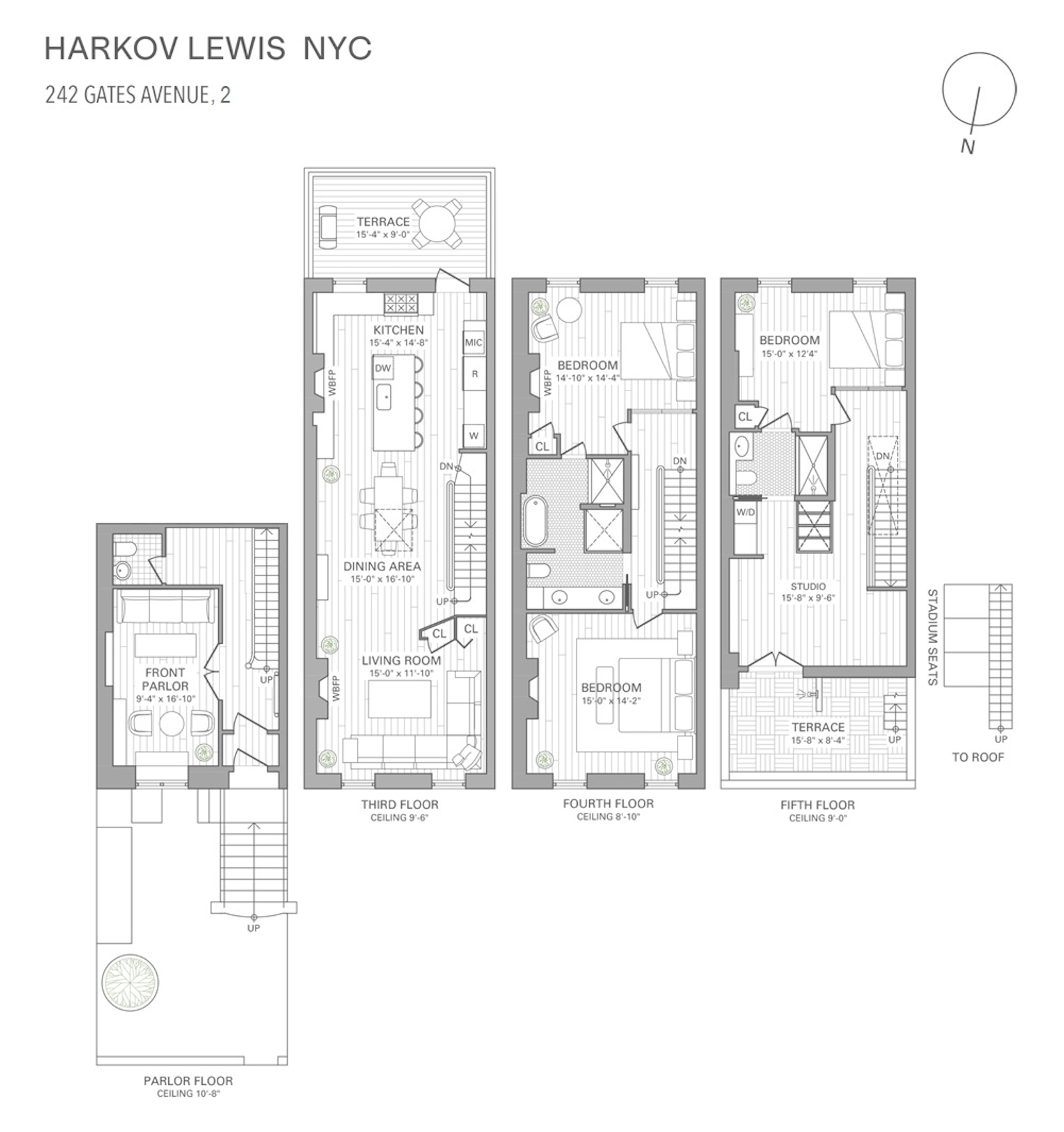 Floorplan for 242 Gates Avenue