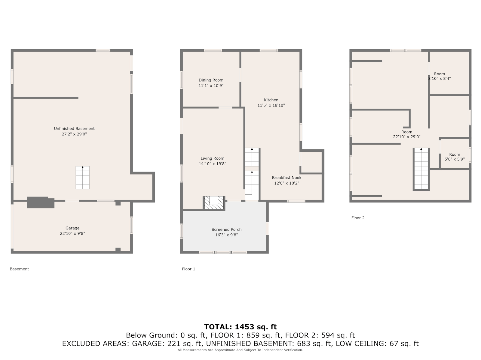 Floorplan for 147 Florence Street