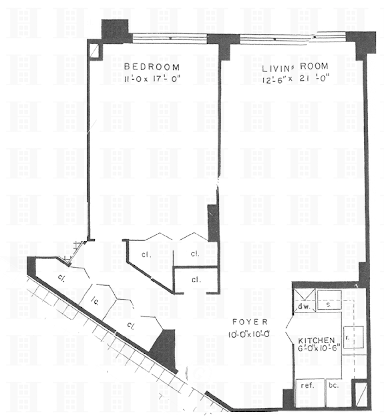 Floorplan for 2621 Palisade Avenue, 2G