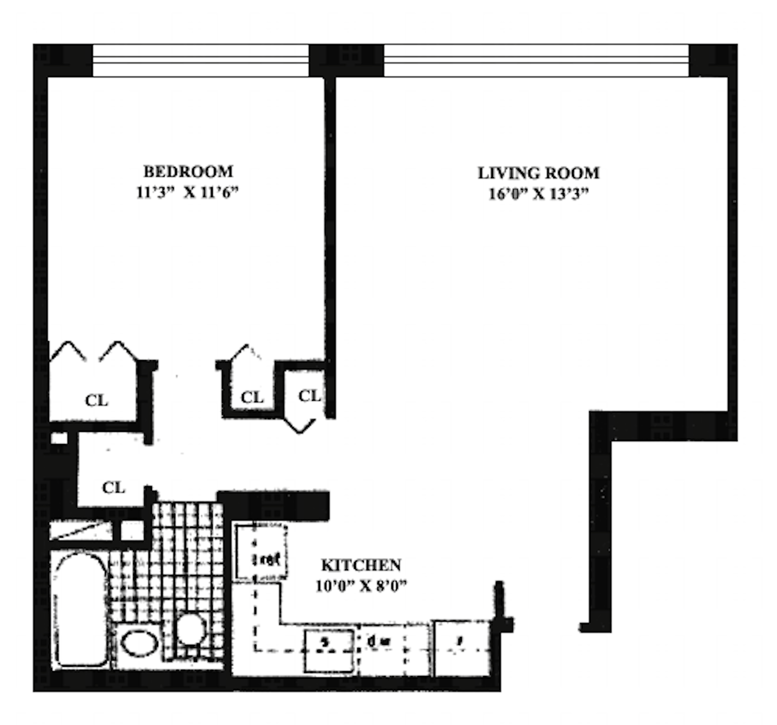 Floorplan for 333 East 45th Street, 8C