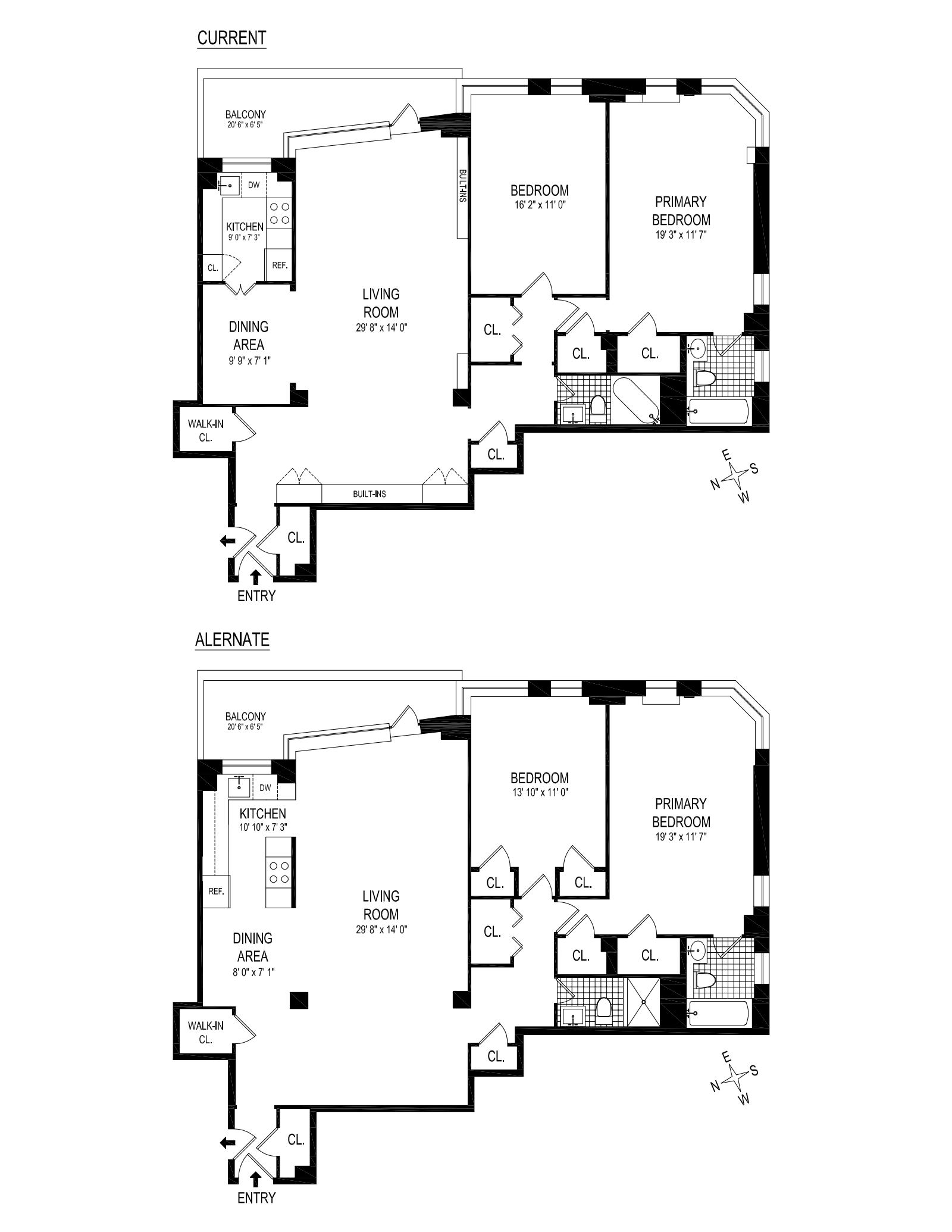 Floorplan for 20 East 74th Street, 8A