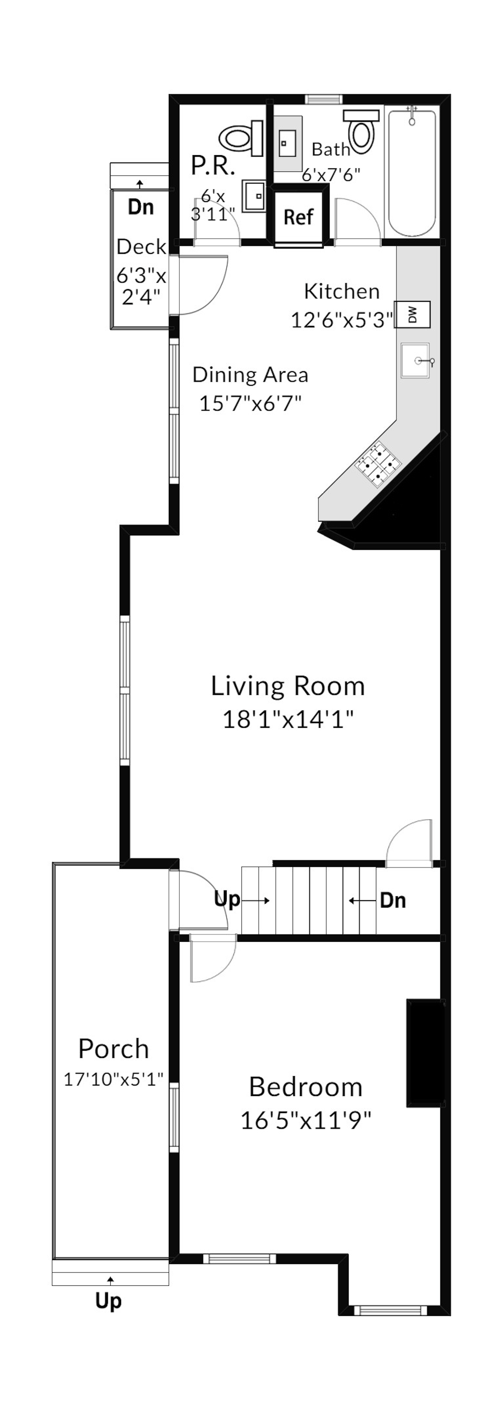 Floorplan for 37 Portland Place
