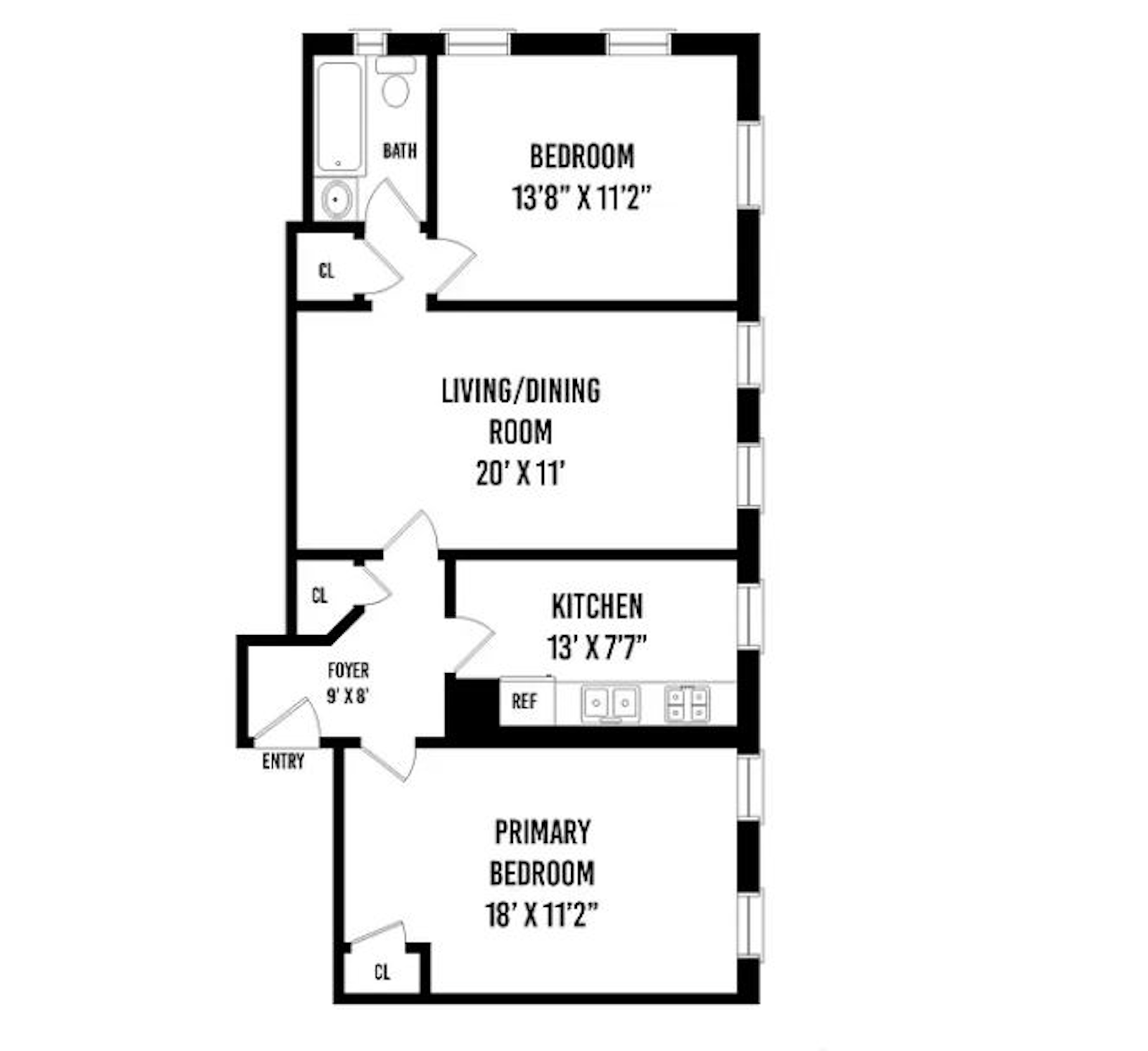 Floorplan for 828 Gerard Avenue