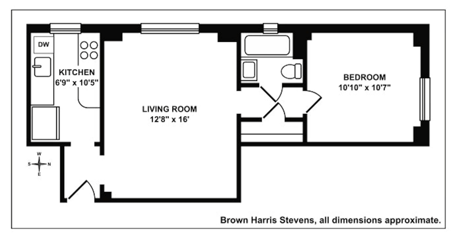 Floorplan for 1060 Park Avenue, 10B