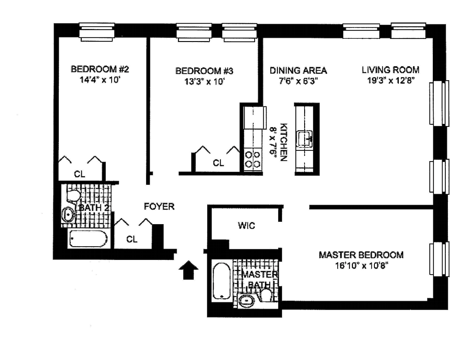 Floorplan for 130 Lenox Avenue, 904A