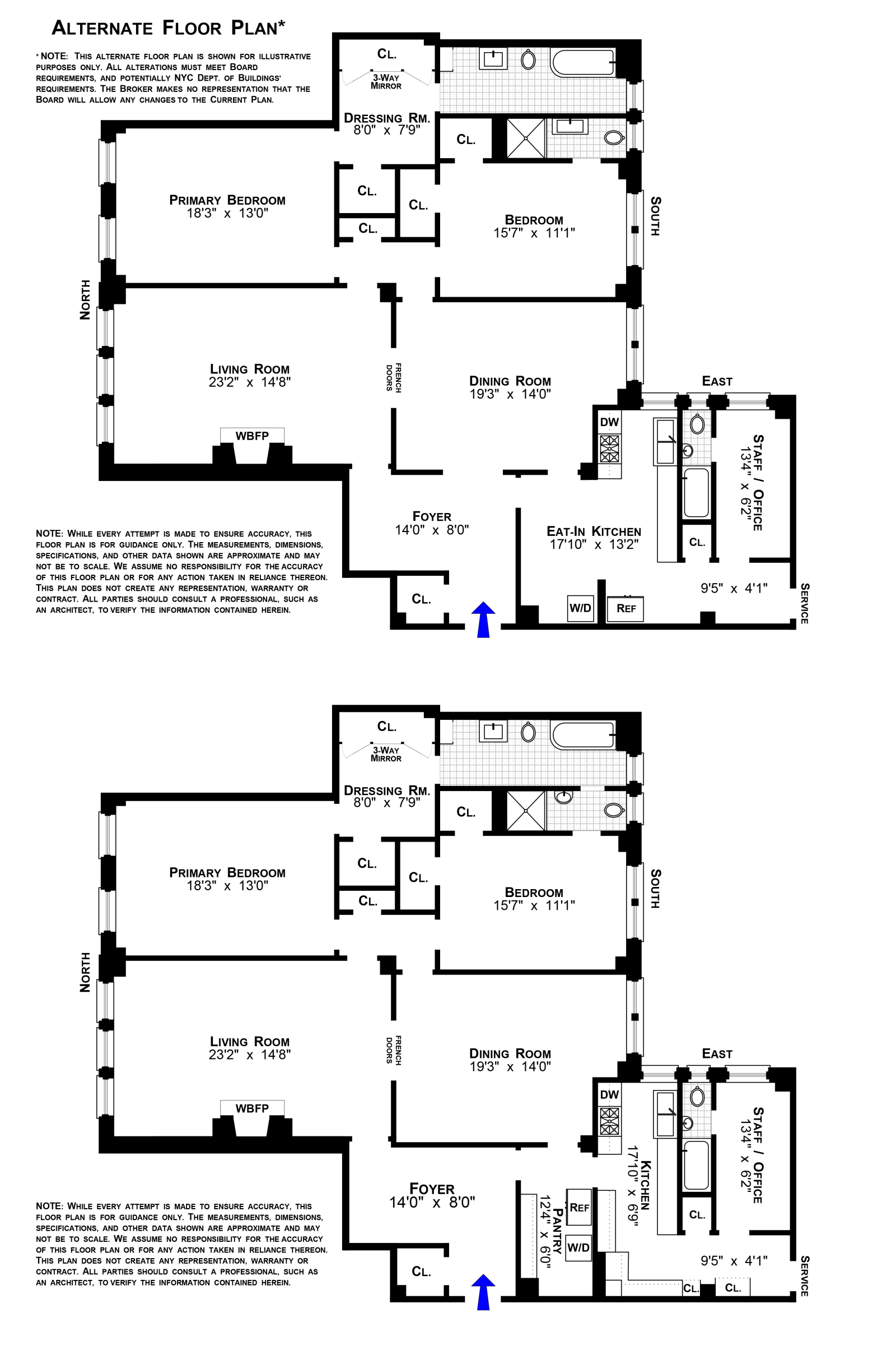 Floorplan for 336 Central Park West, 11F