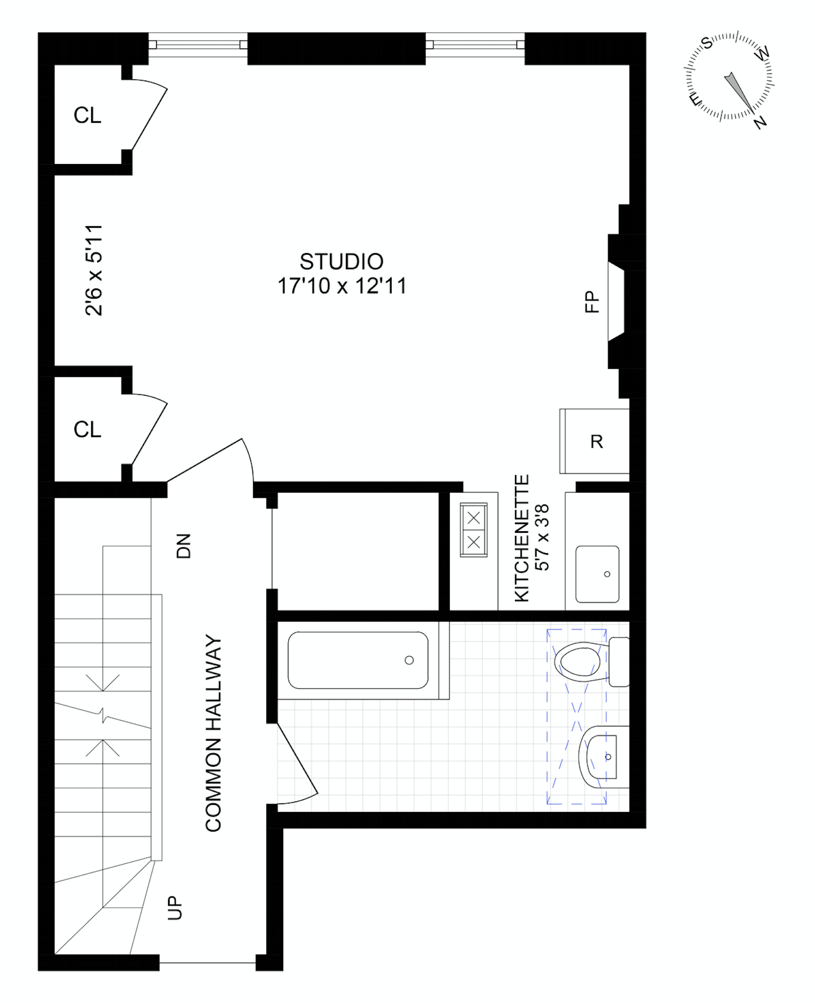 Floorplan for 754 Carroll Street, 3