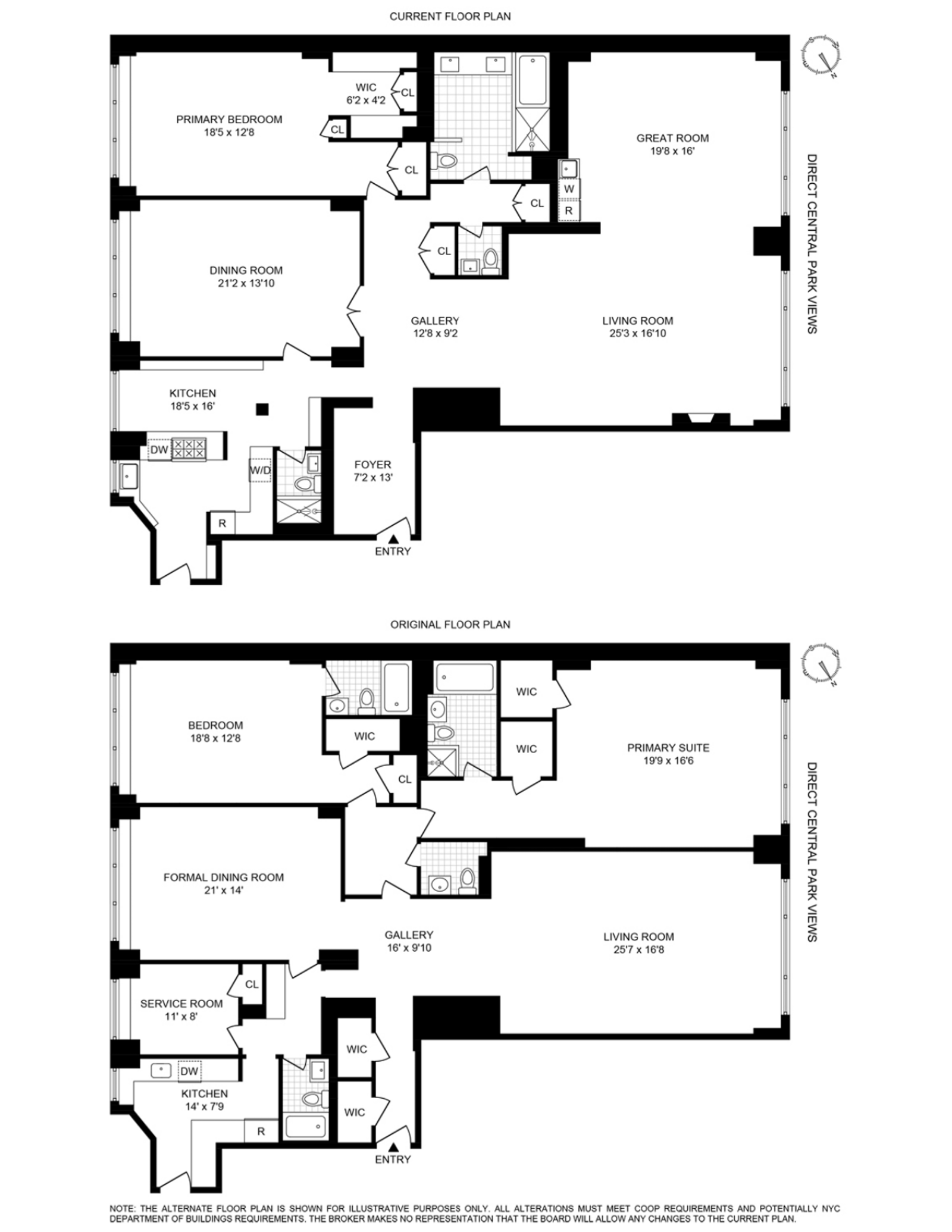 Floorplan for 785 Fifth Avenue, 3C