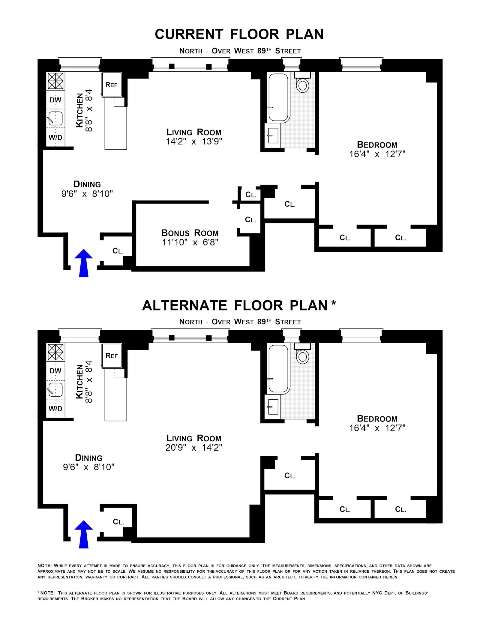 Floorplan for 590 West End Avenue, 8E