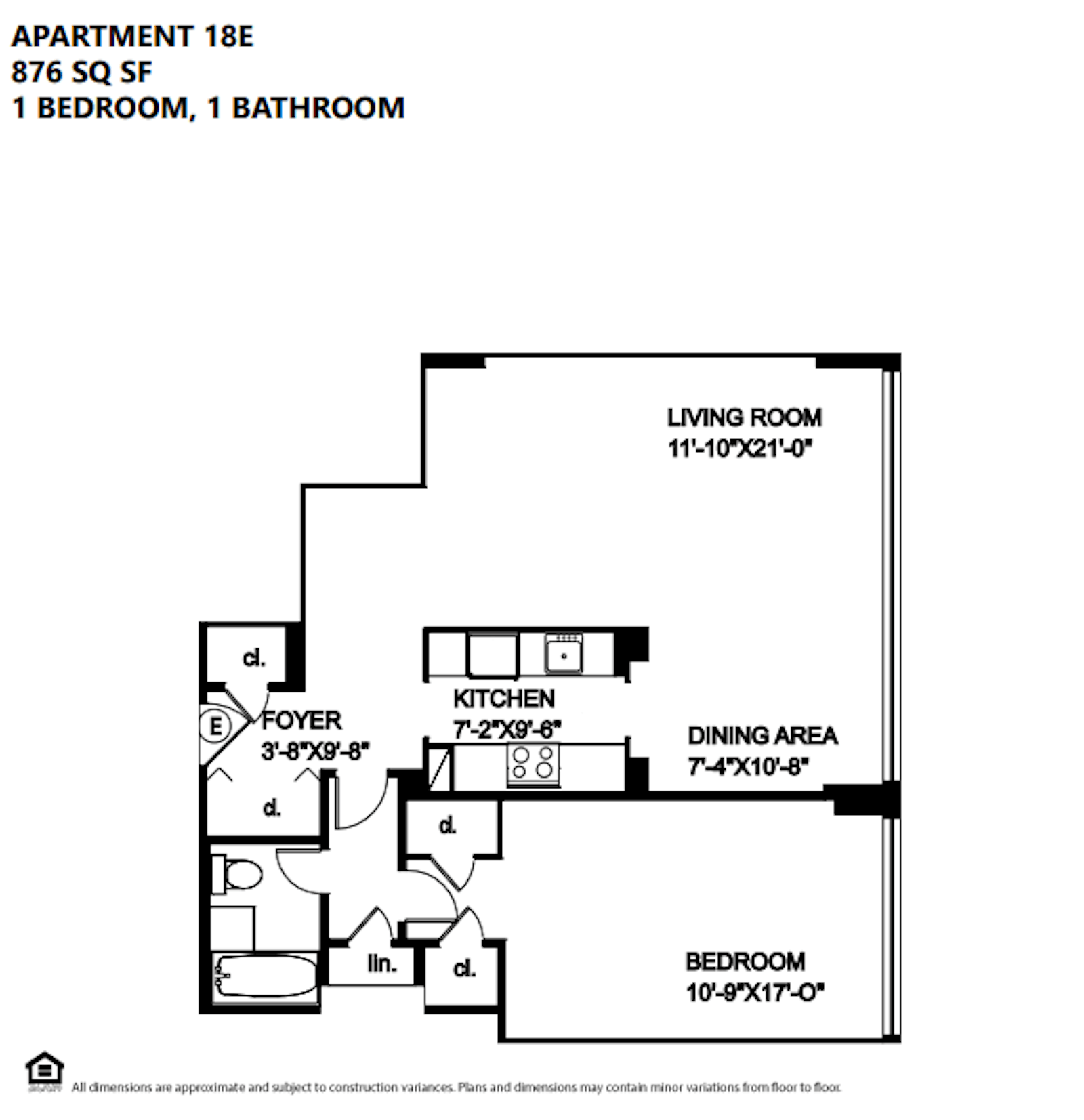 Floorplan for 445 East 80th Street