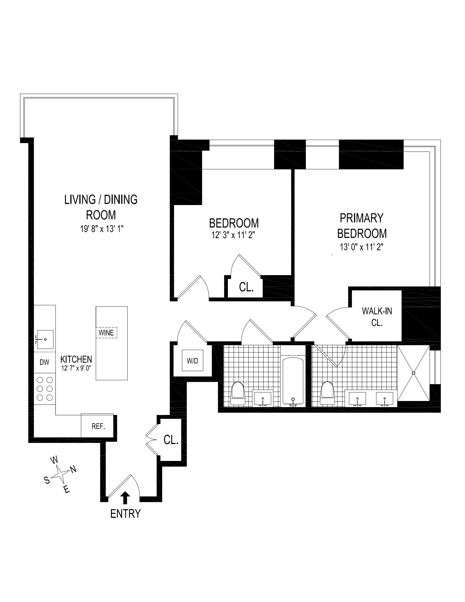 Floorplan for 50 West 30th Street, 9A