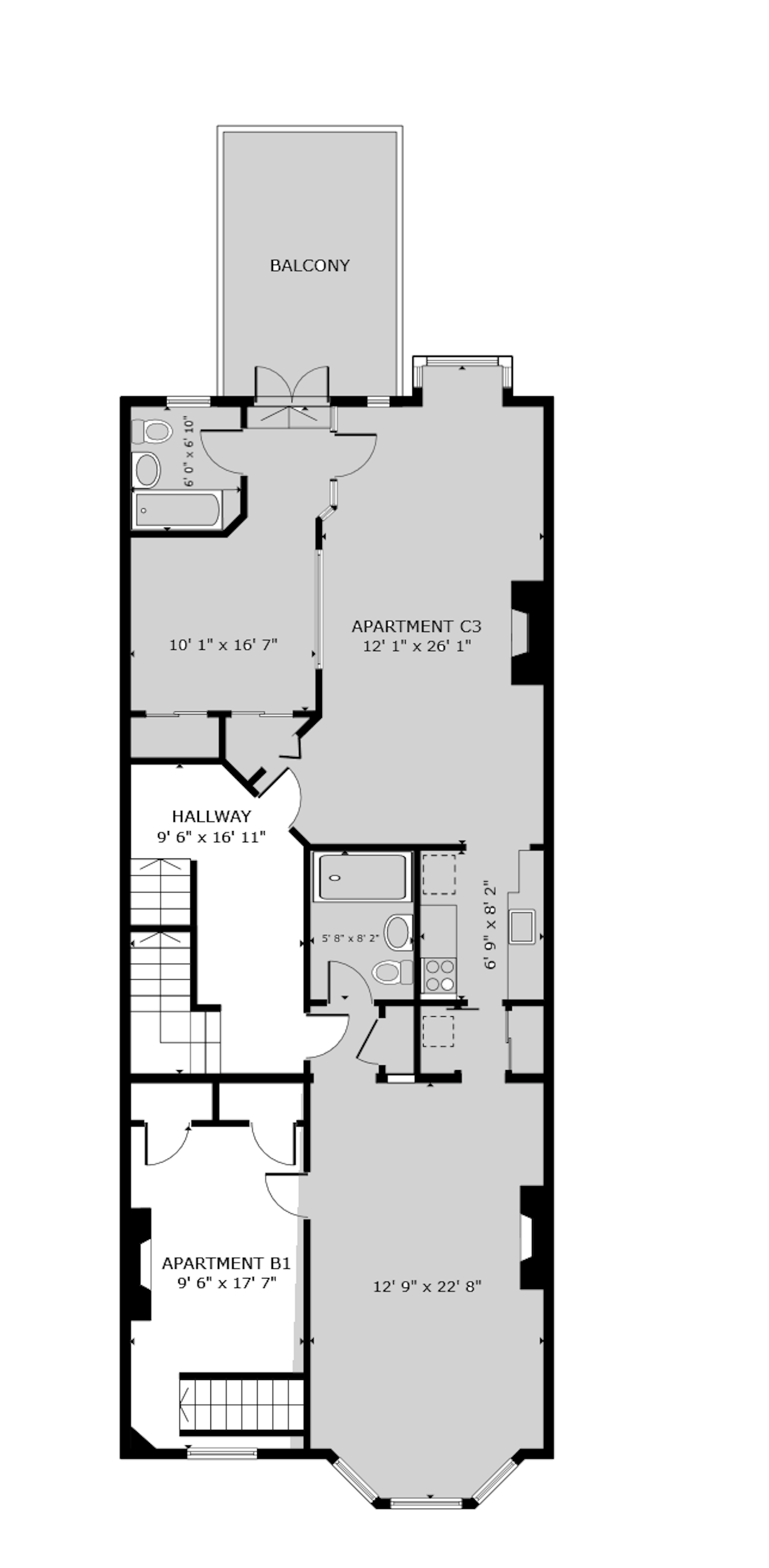 Floorplan for 50 West 86th Street, C3