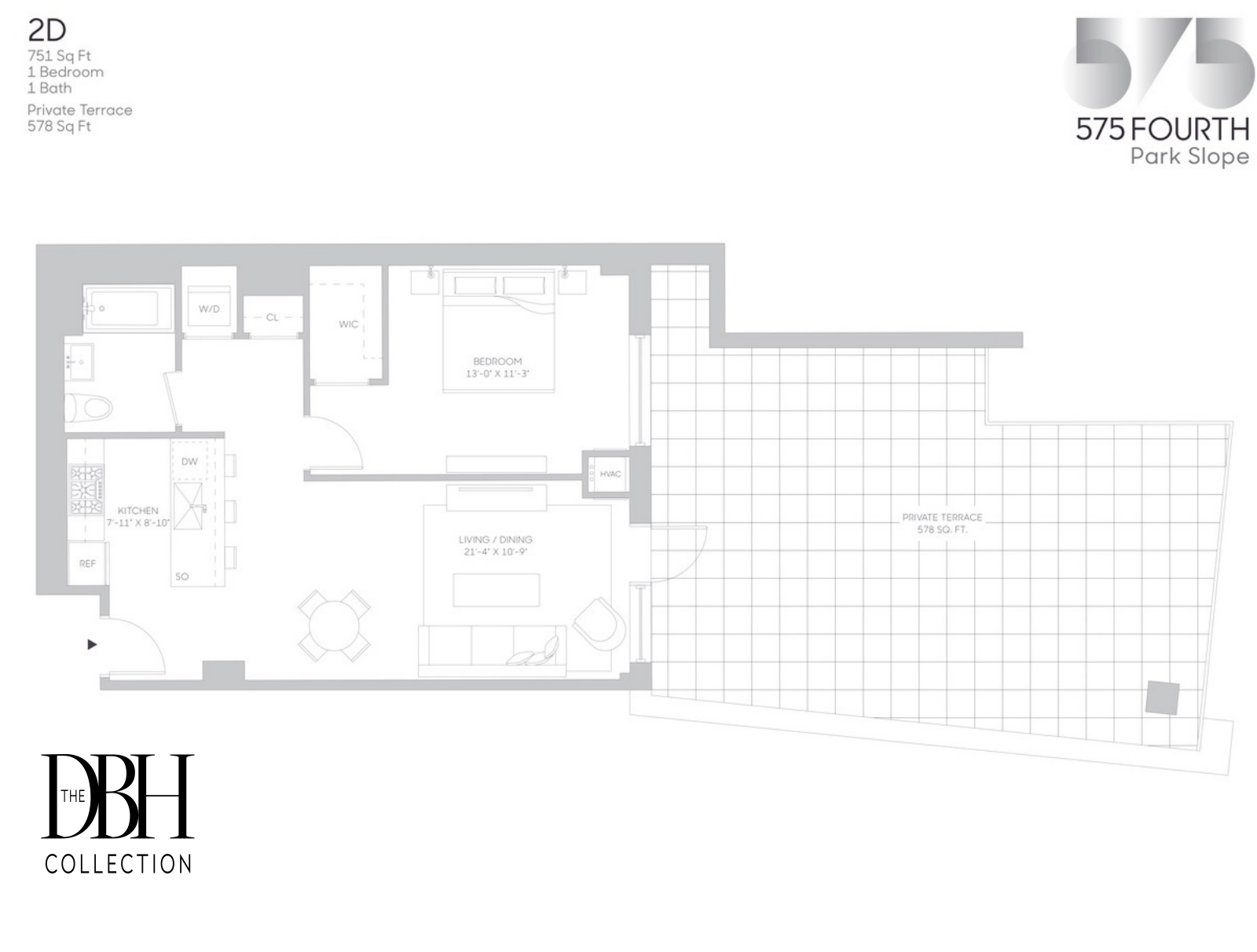 Floorplan for 575 4th Avenue, 2D